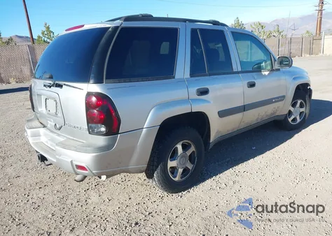 2004 Chevrolet Trailblazer Ls из США, поврежденный, VIN 1GNDT13SX42295069